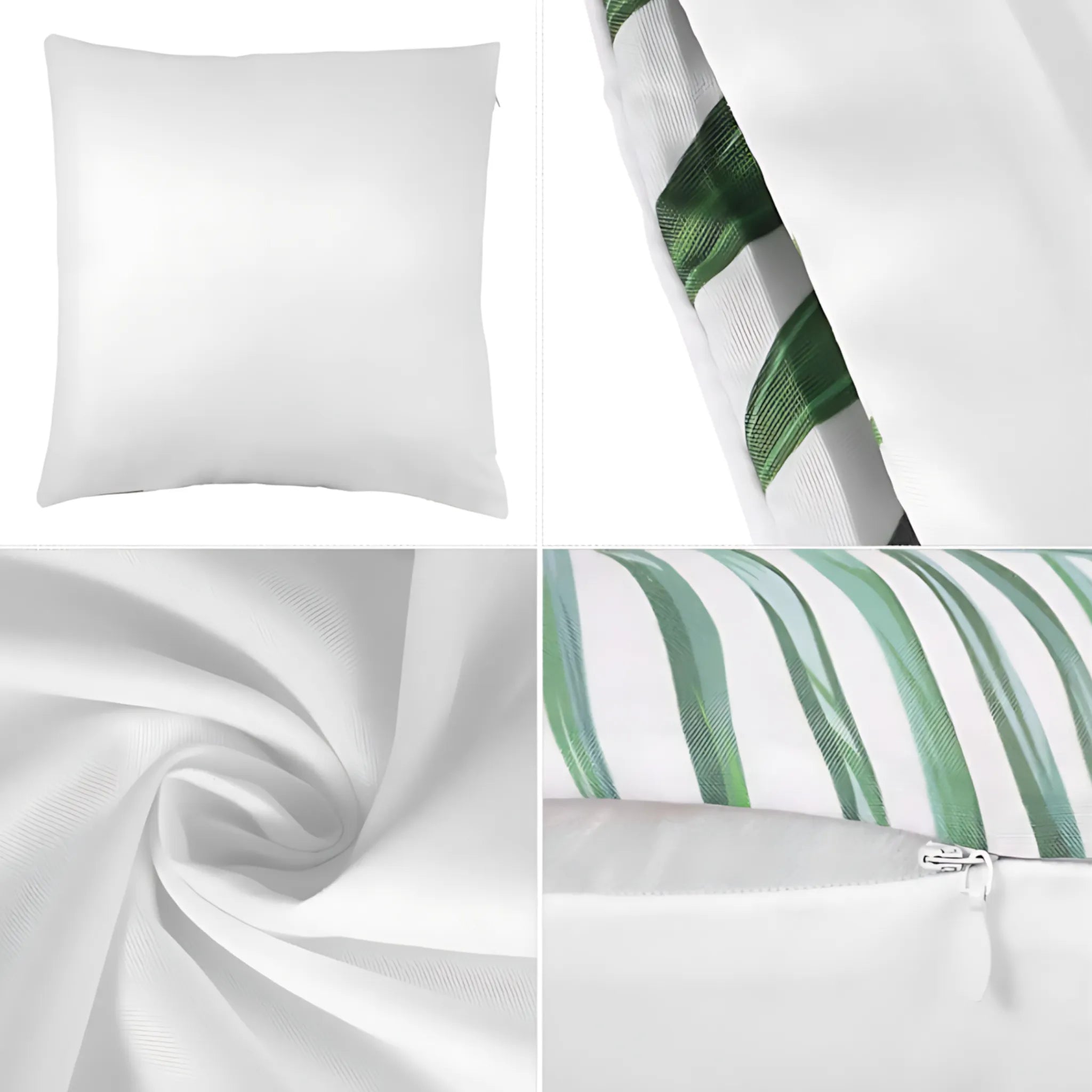 Tropical leaf pillow