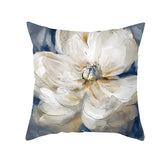 Nature print cushion cover