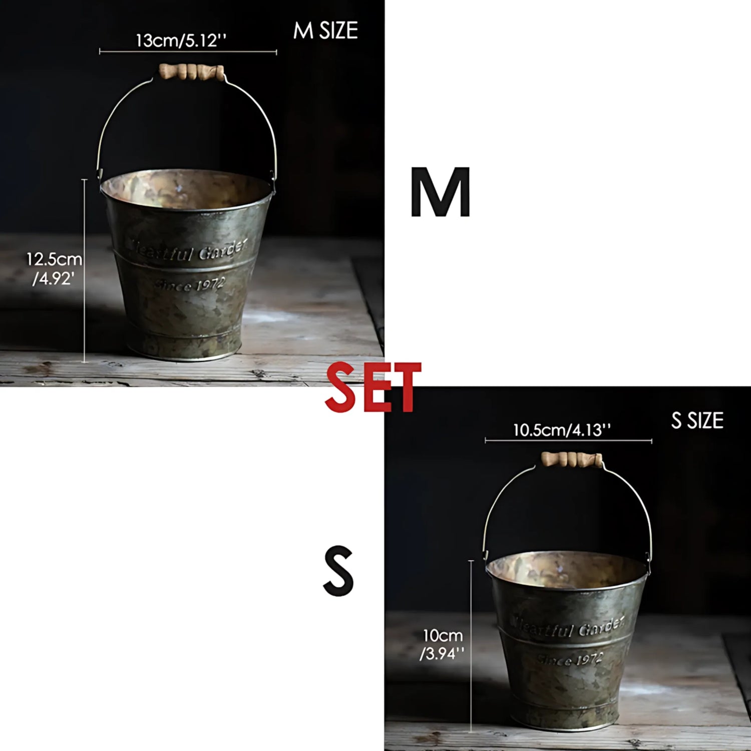 Vintage Iron Bucket
