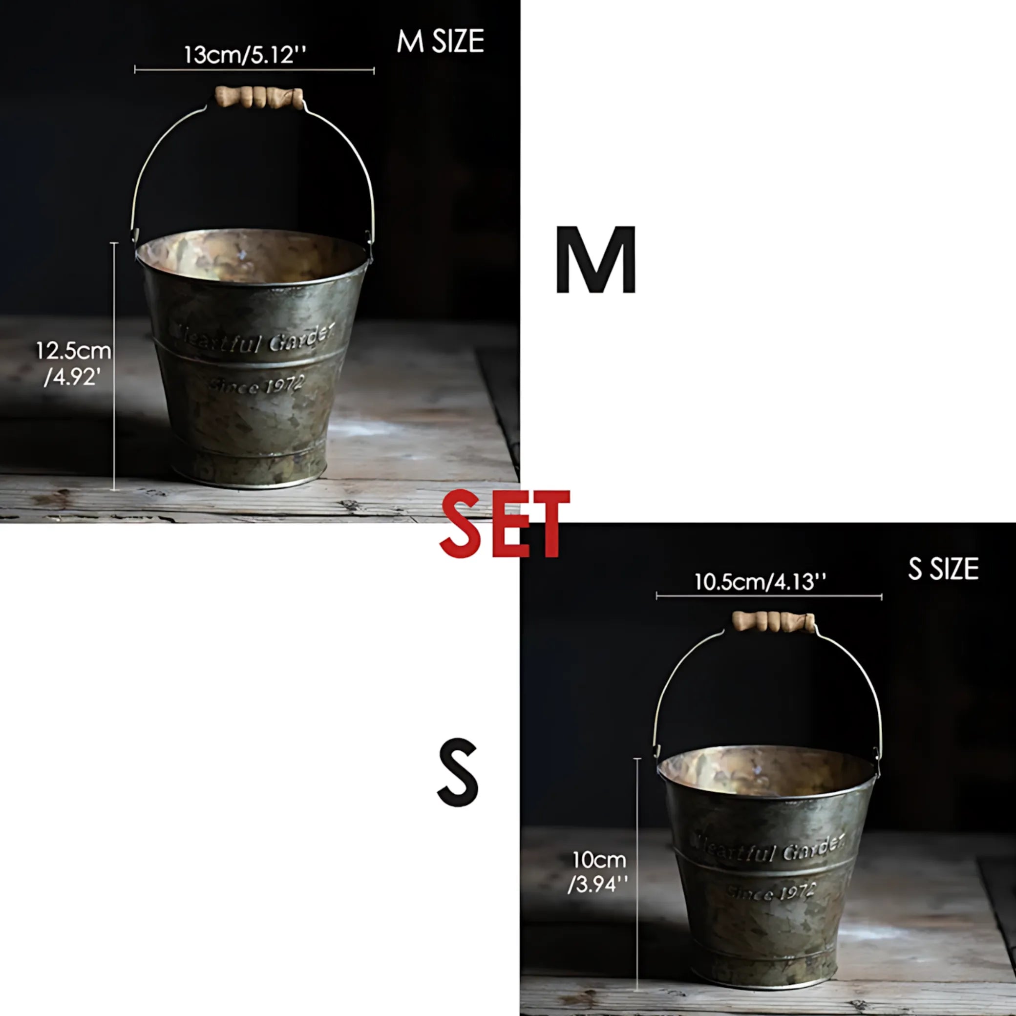 Vintage Iron Bucket