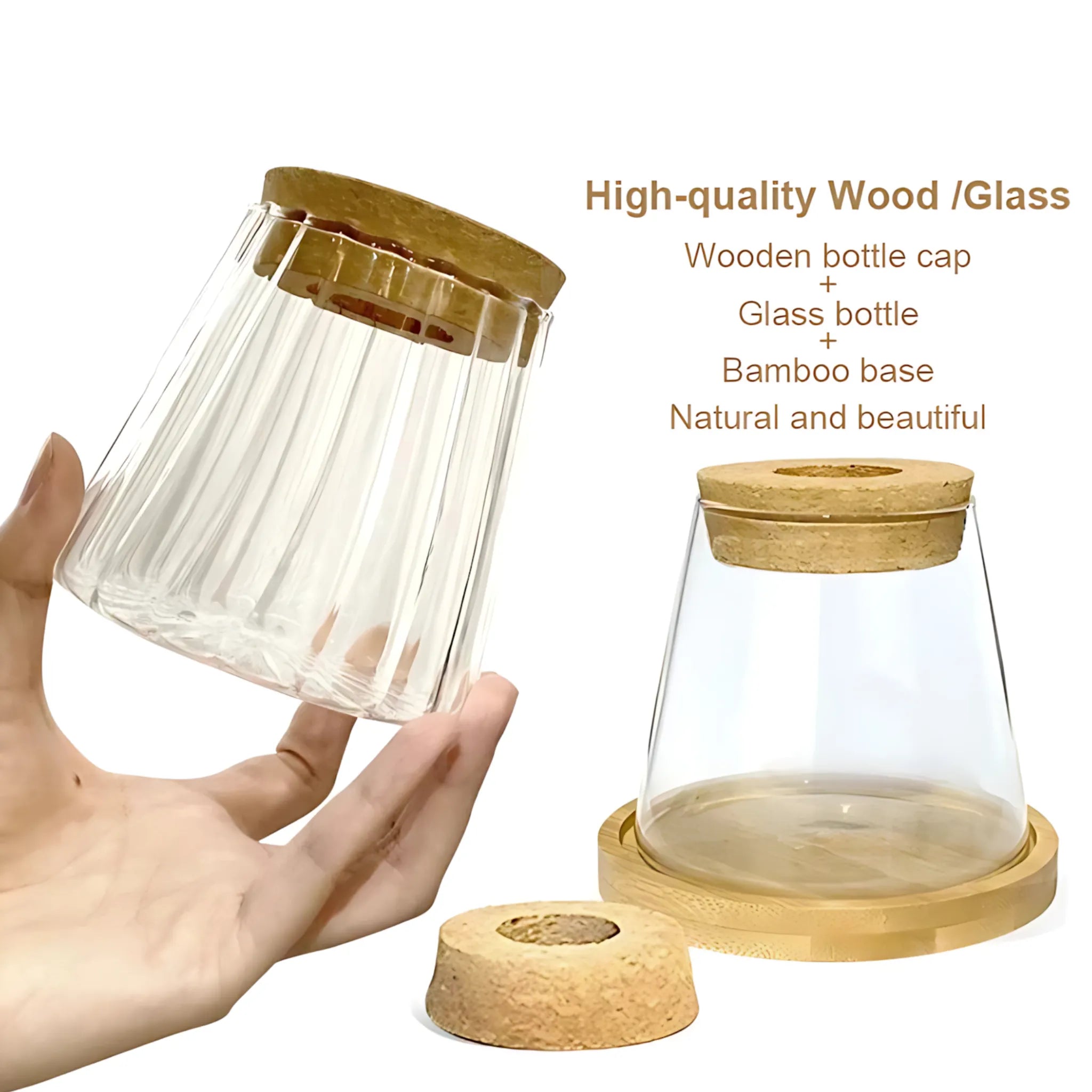 Simple glass vase design