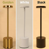 Metal bedside lamp