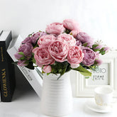 Silk Peony Flowers