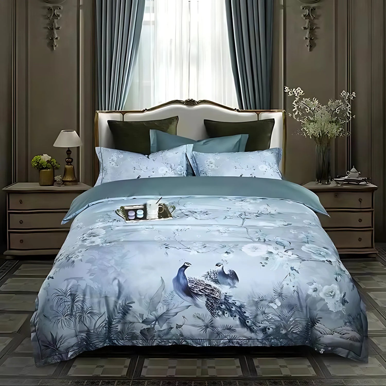 600 thread count floral sheets