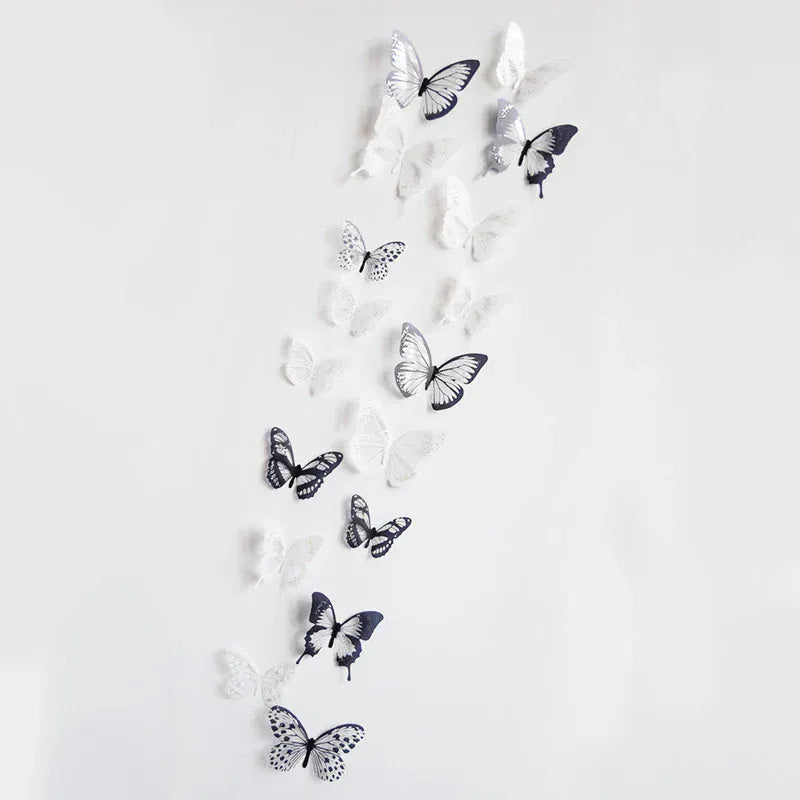 3D Butterfly Wall Stickers - 18 Pcs 1 3D Wall Stickers
