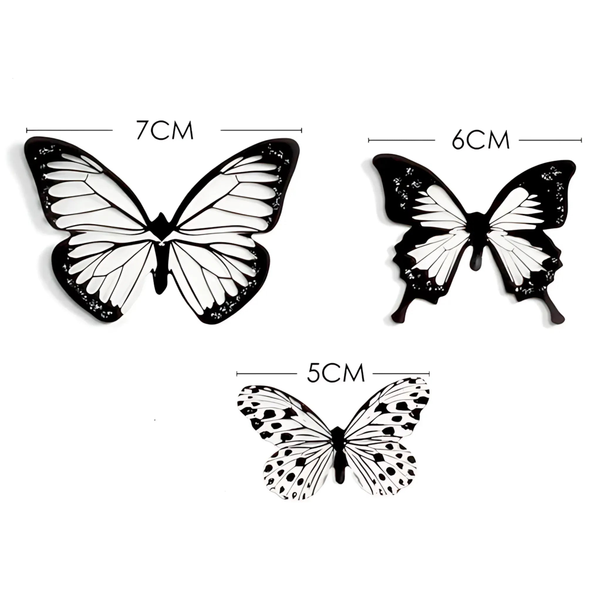 3D Butterfly Wall Stickers - 18 Pcs 3D Wall Stickers