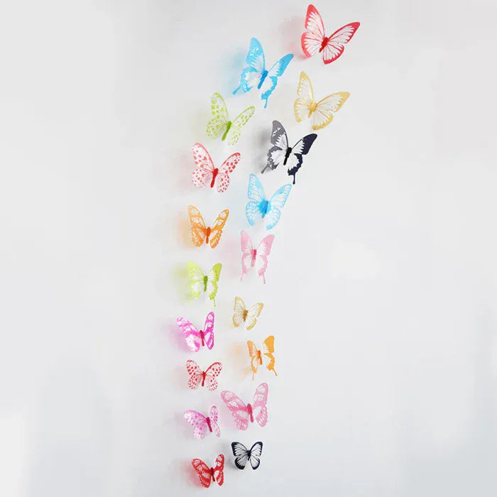 3D Butterfly Wall Stickers - 18 Pcs 4 3D Wall Stickers