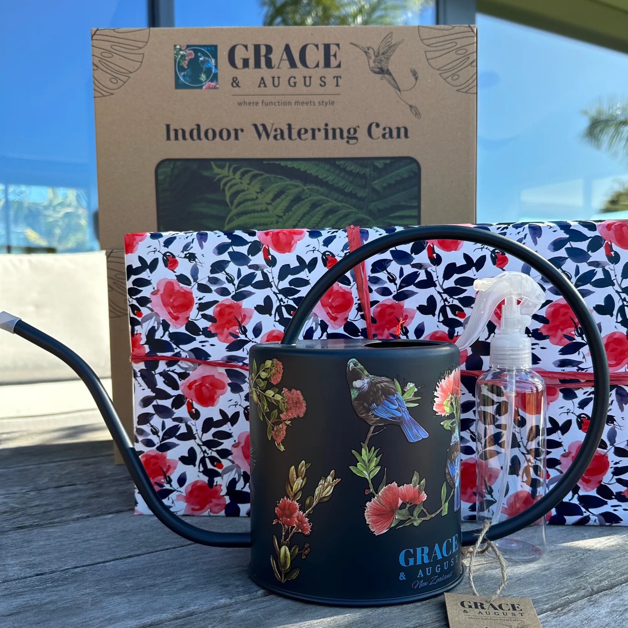 watering can in gift packaging
