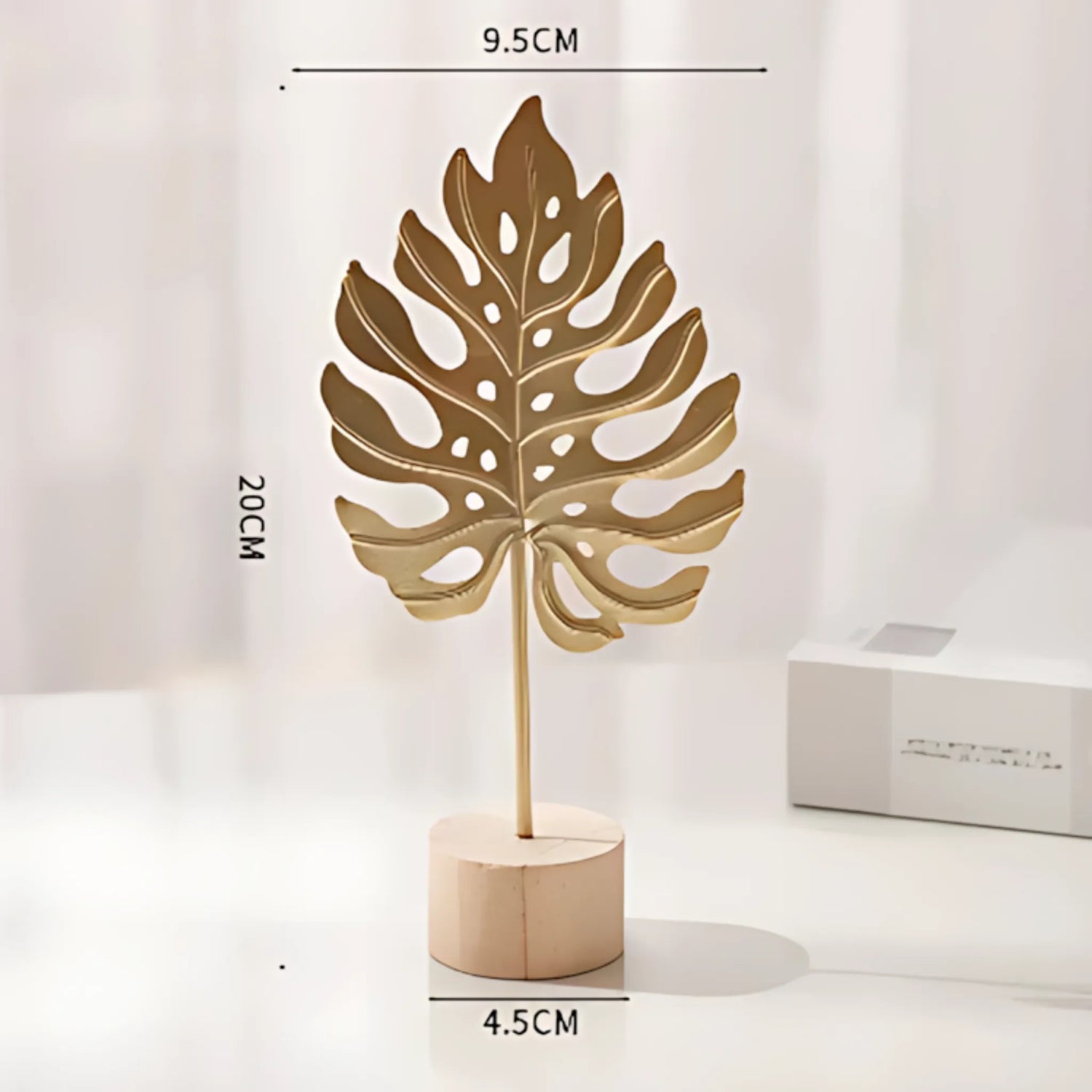 Gold leaf wall decor