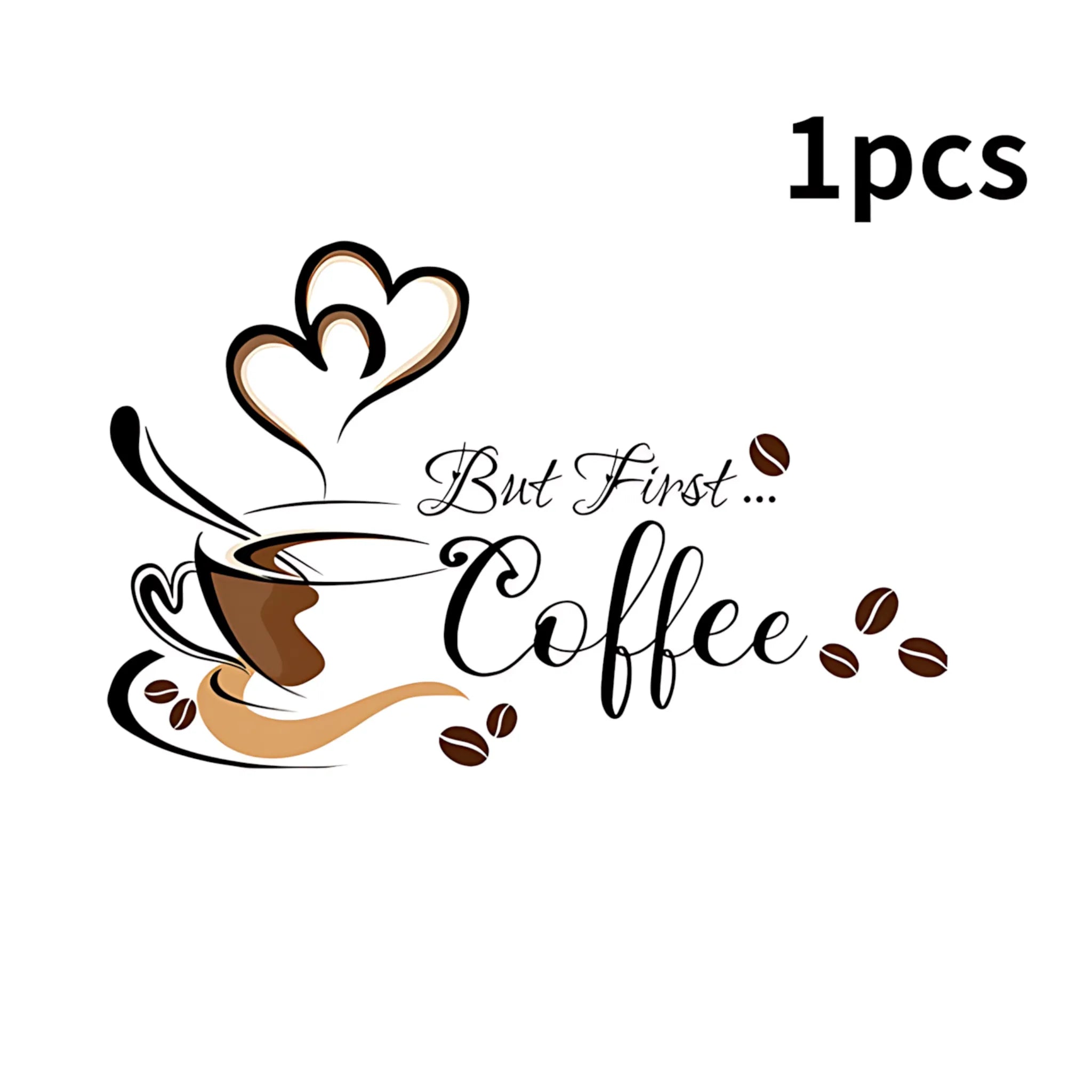 Vinyl coffee wall decals