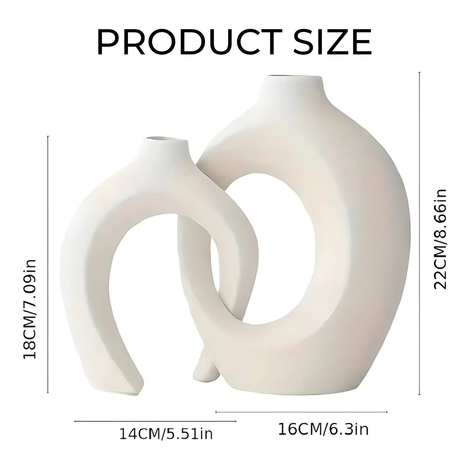 Ceramic flower vase