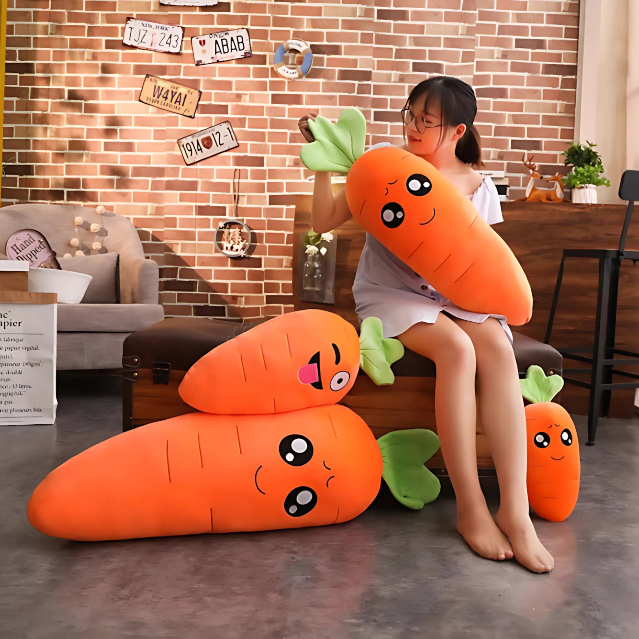 Stuffed vegetable toy