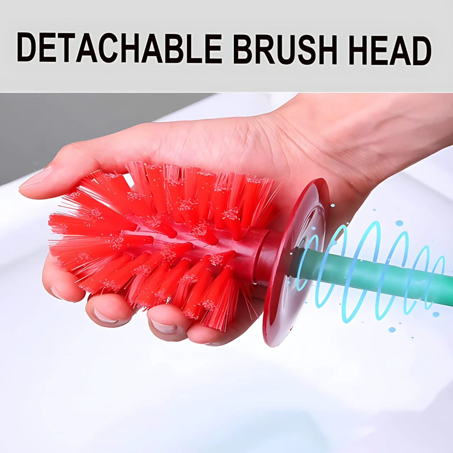 Bathroom cleaning brush