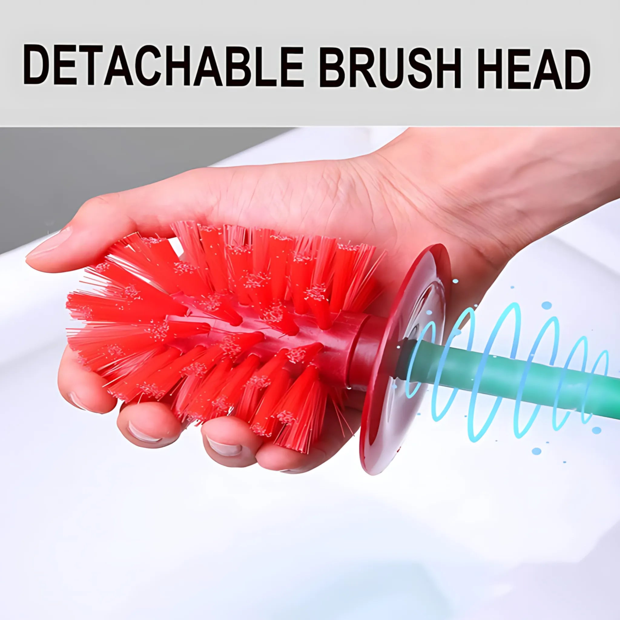 Bathroom cleaning brush