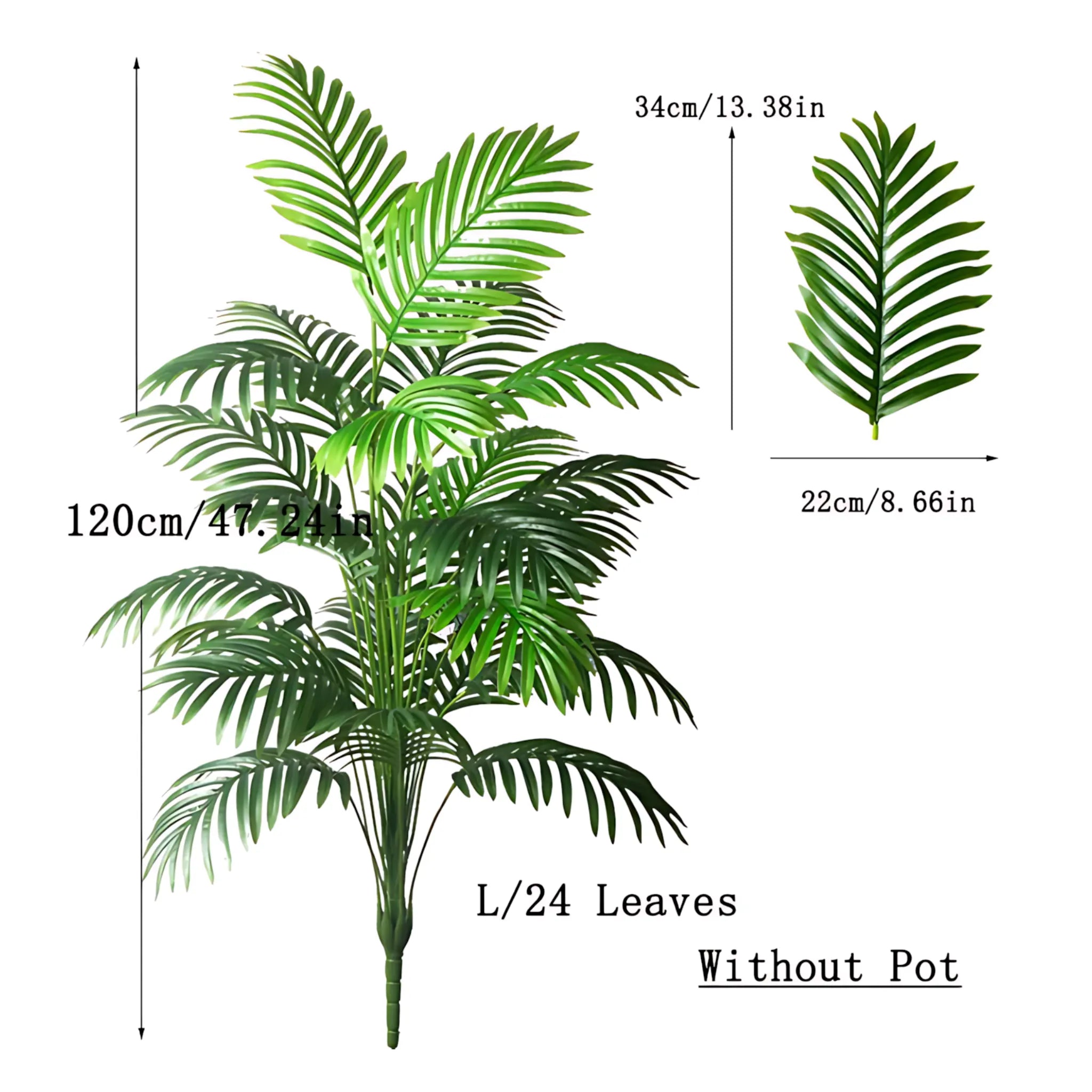 Indoor artificial palm