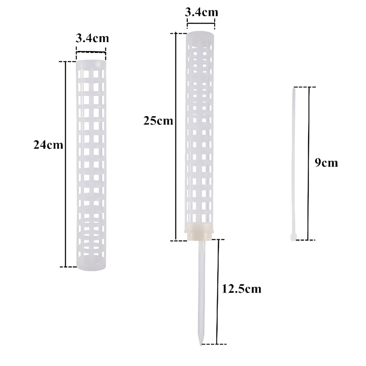 Moss pole for climbing plants