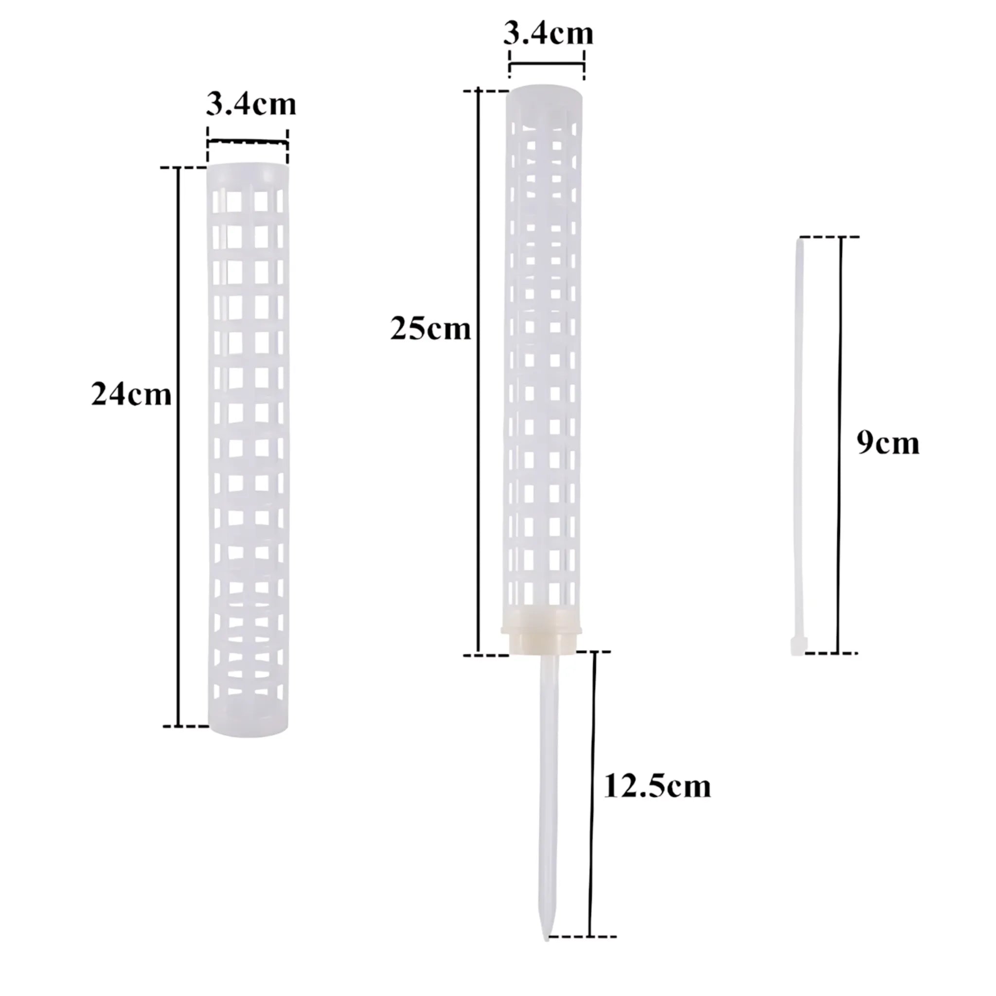 Moss pole for climbing plants