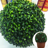 Decorative faux grass ball for home