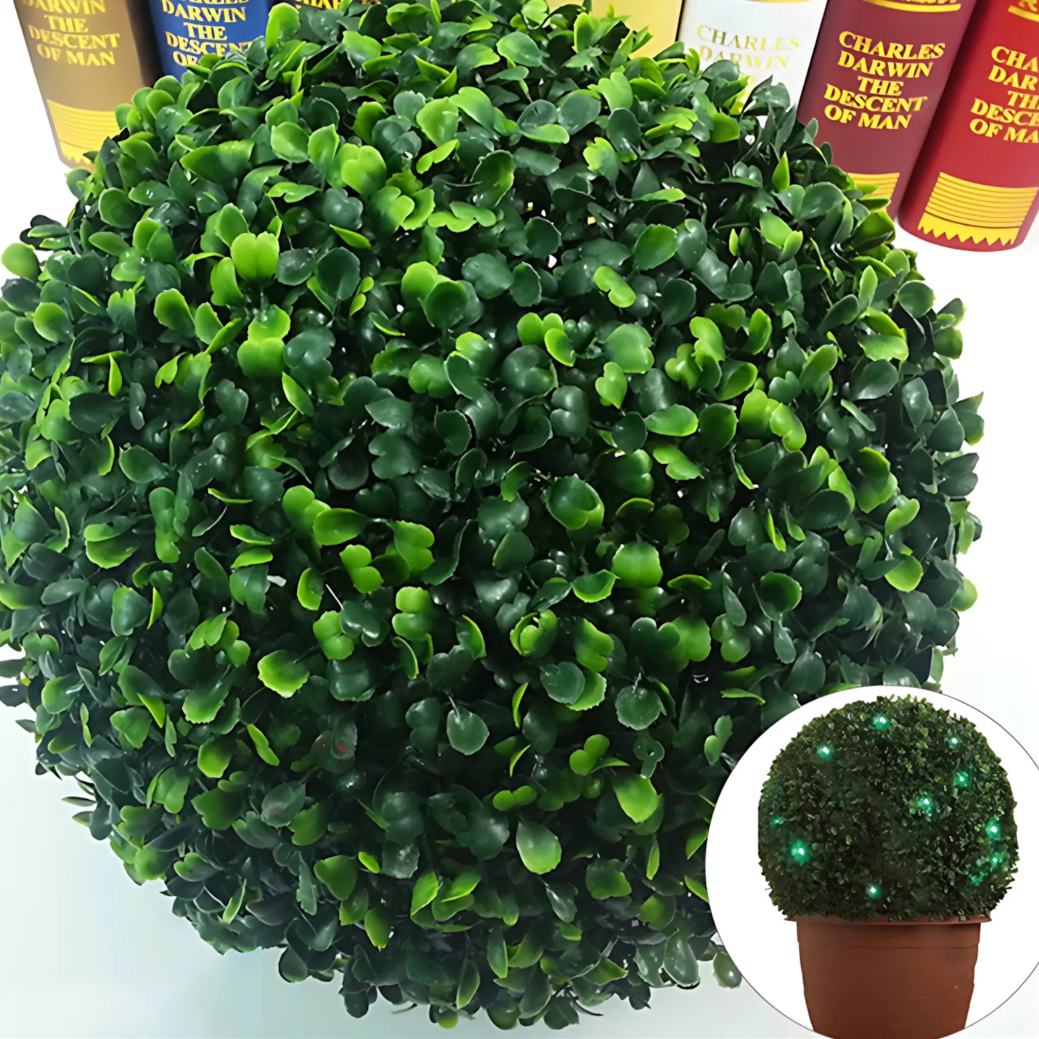 Decorative faux grass ball for home
