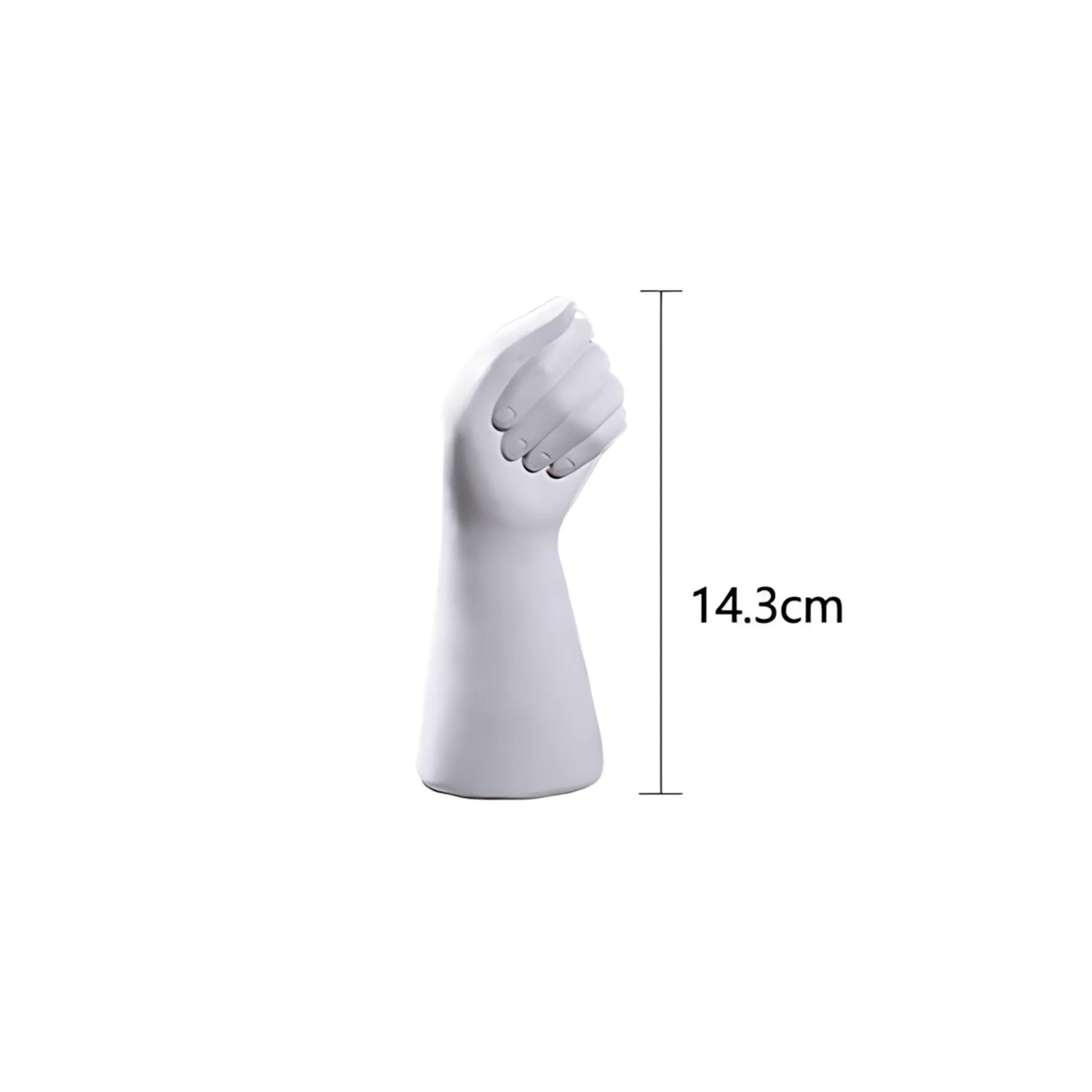 artistic hand shaped vase
