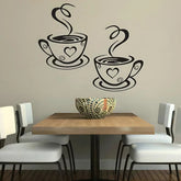 Cafe wall decals