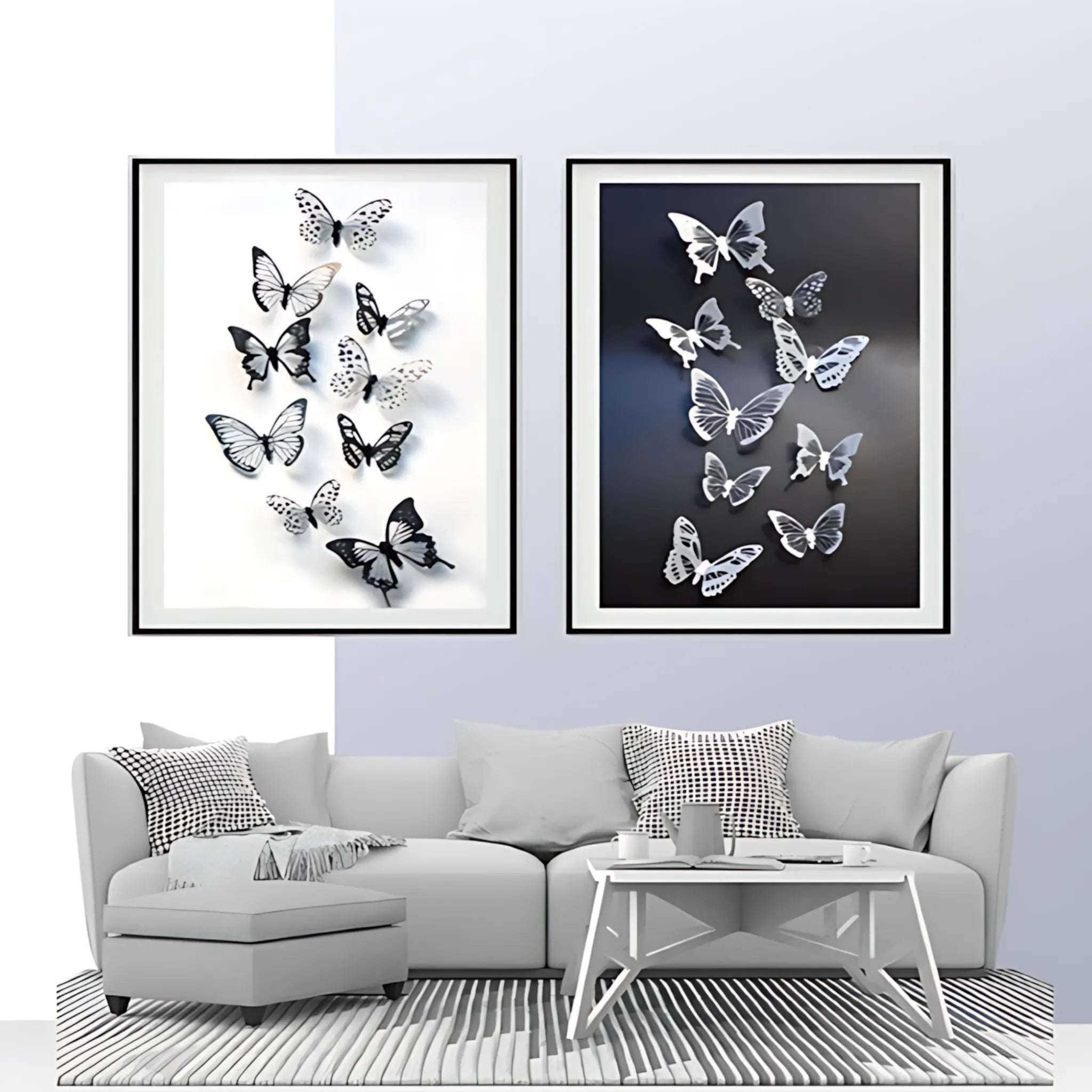 3D Butterfly Wall Stickers - 18 Pcs