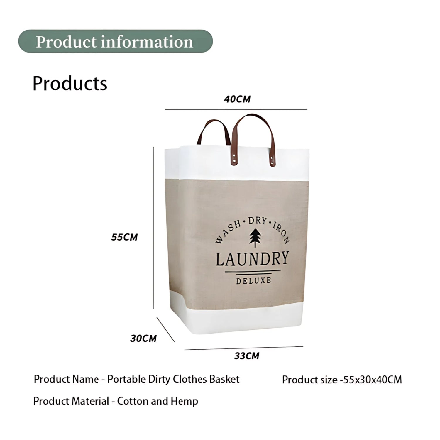 Laundry organiser bin