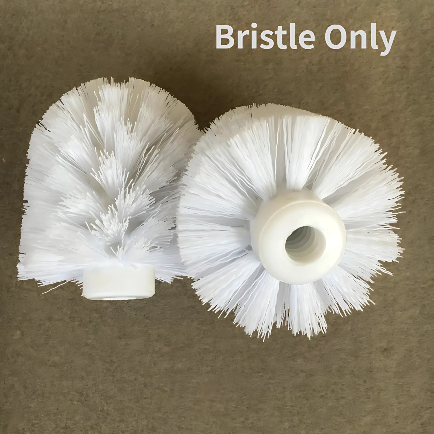 Soft bristle toilet brush