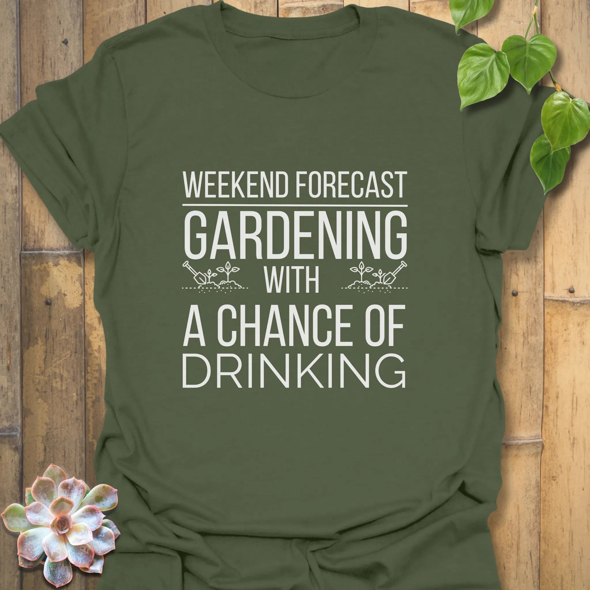 drinking and gardening shirt