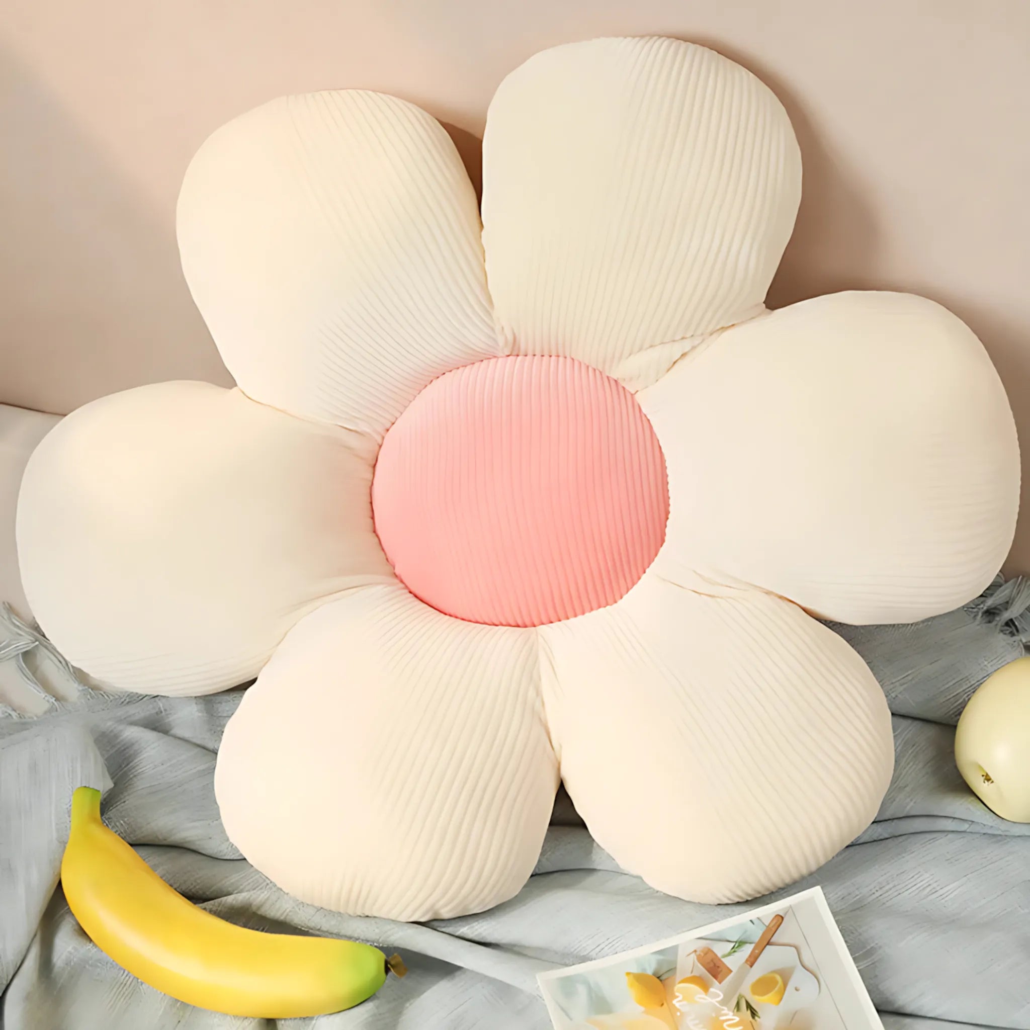 Floral seat cushion