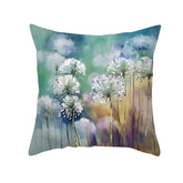 Botanical cushion cover