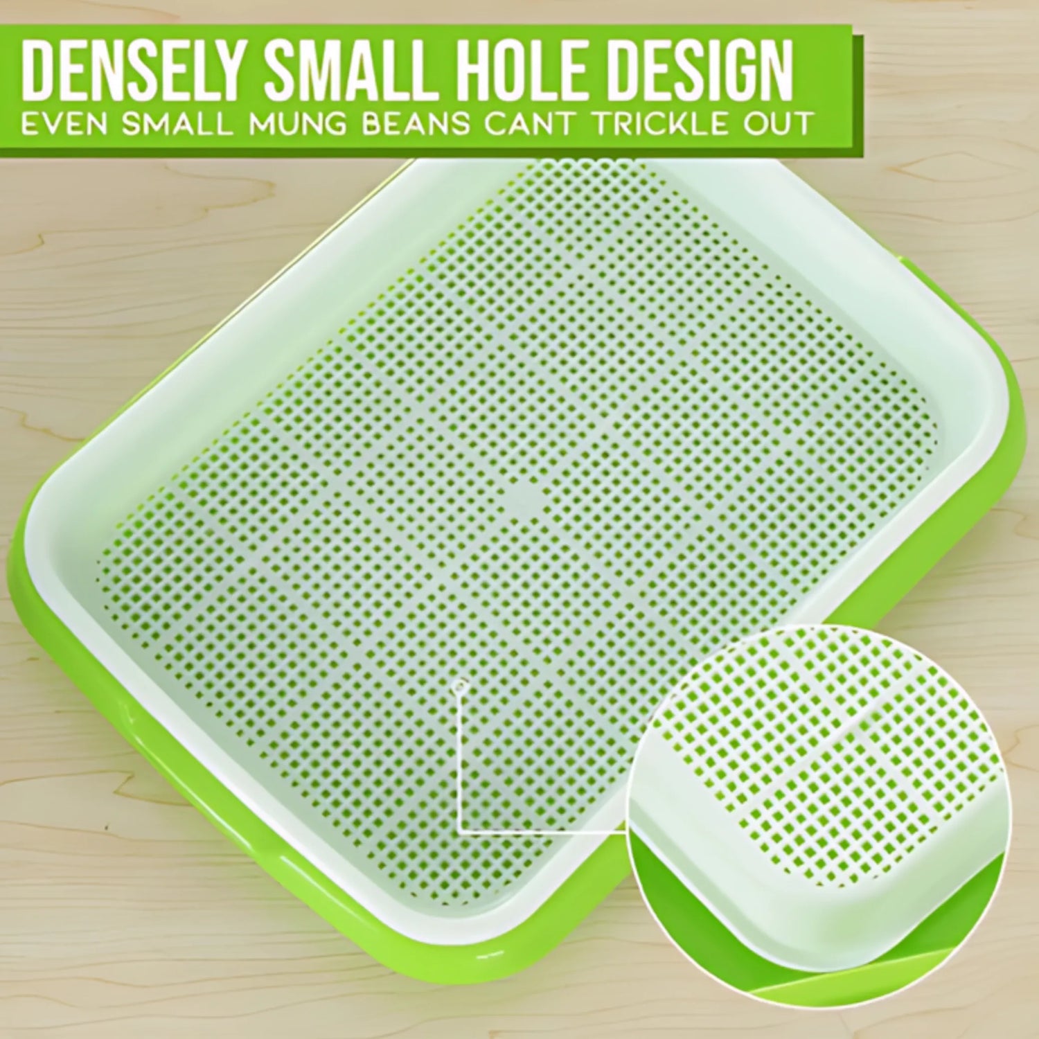 Hydroponic sprouting tray