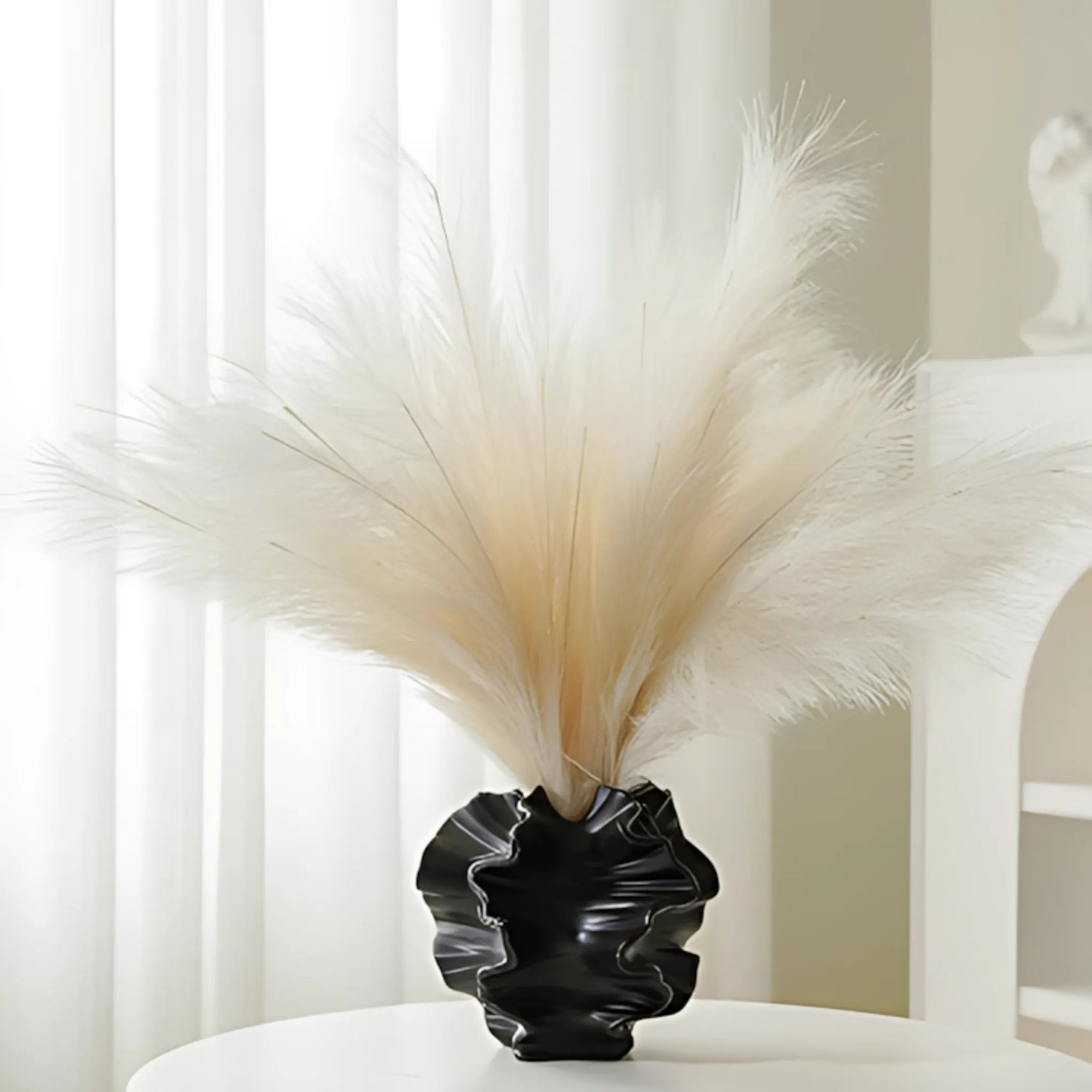 Elegant beige vase