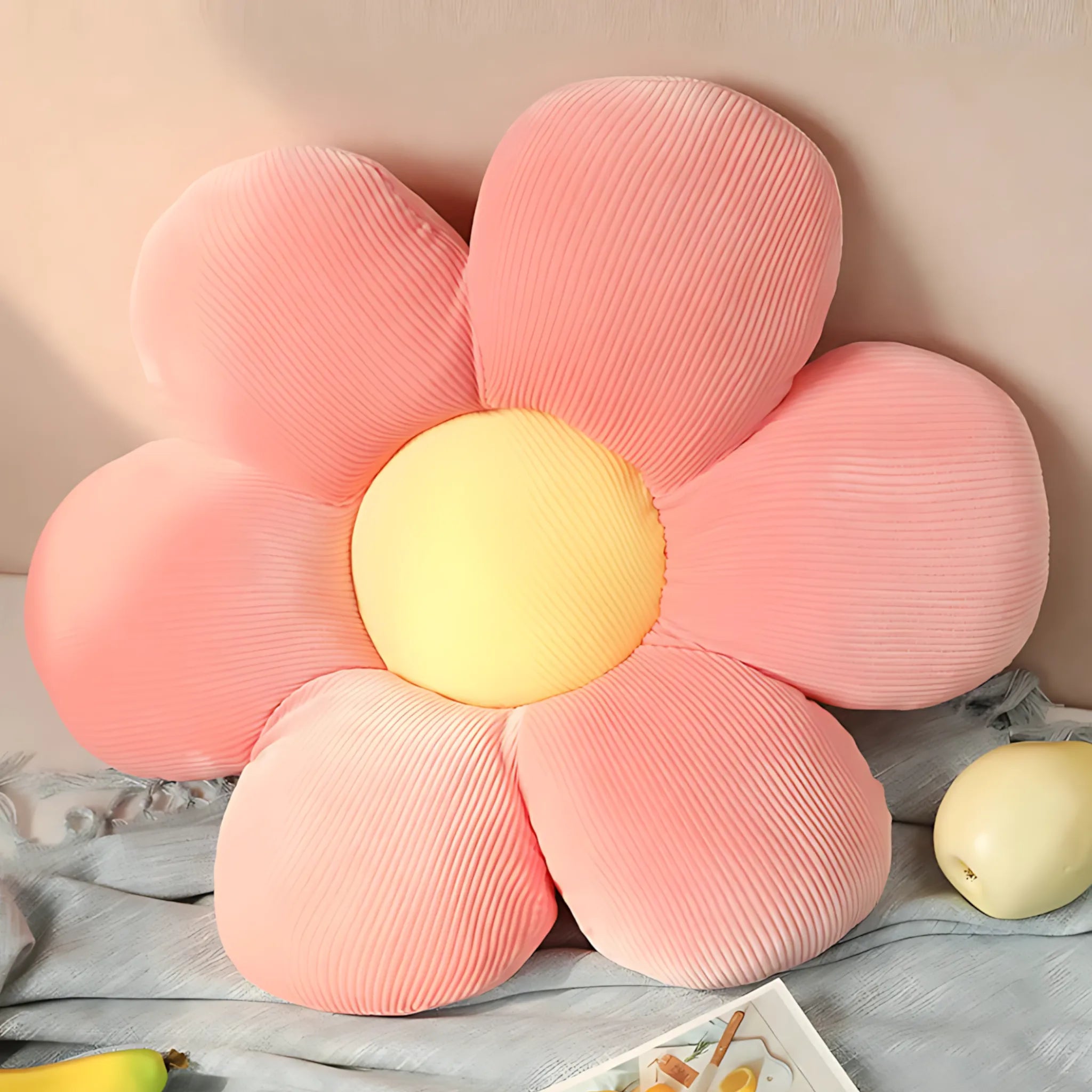 Cosy flower cushion
