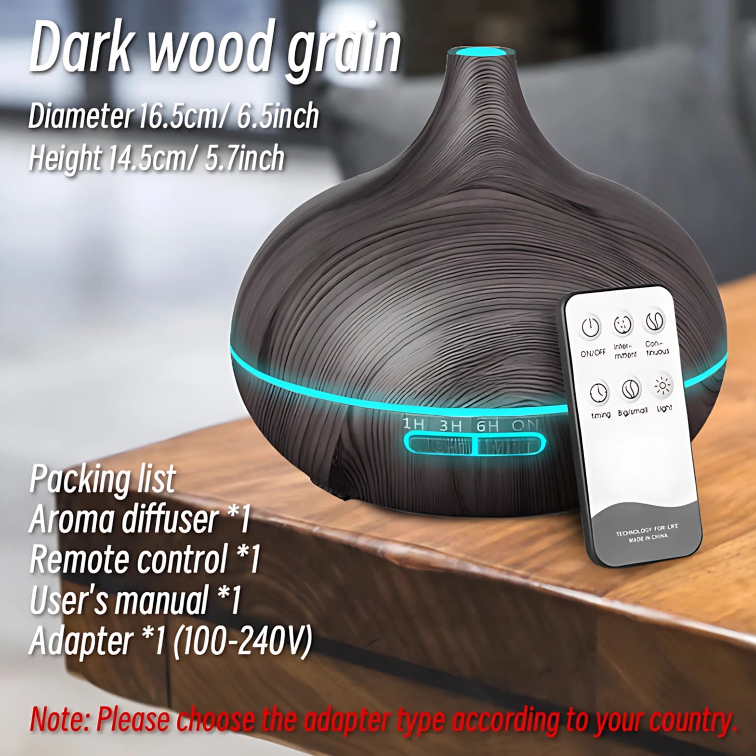 Remote control diffuser