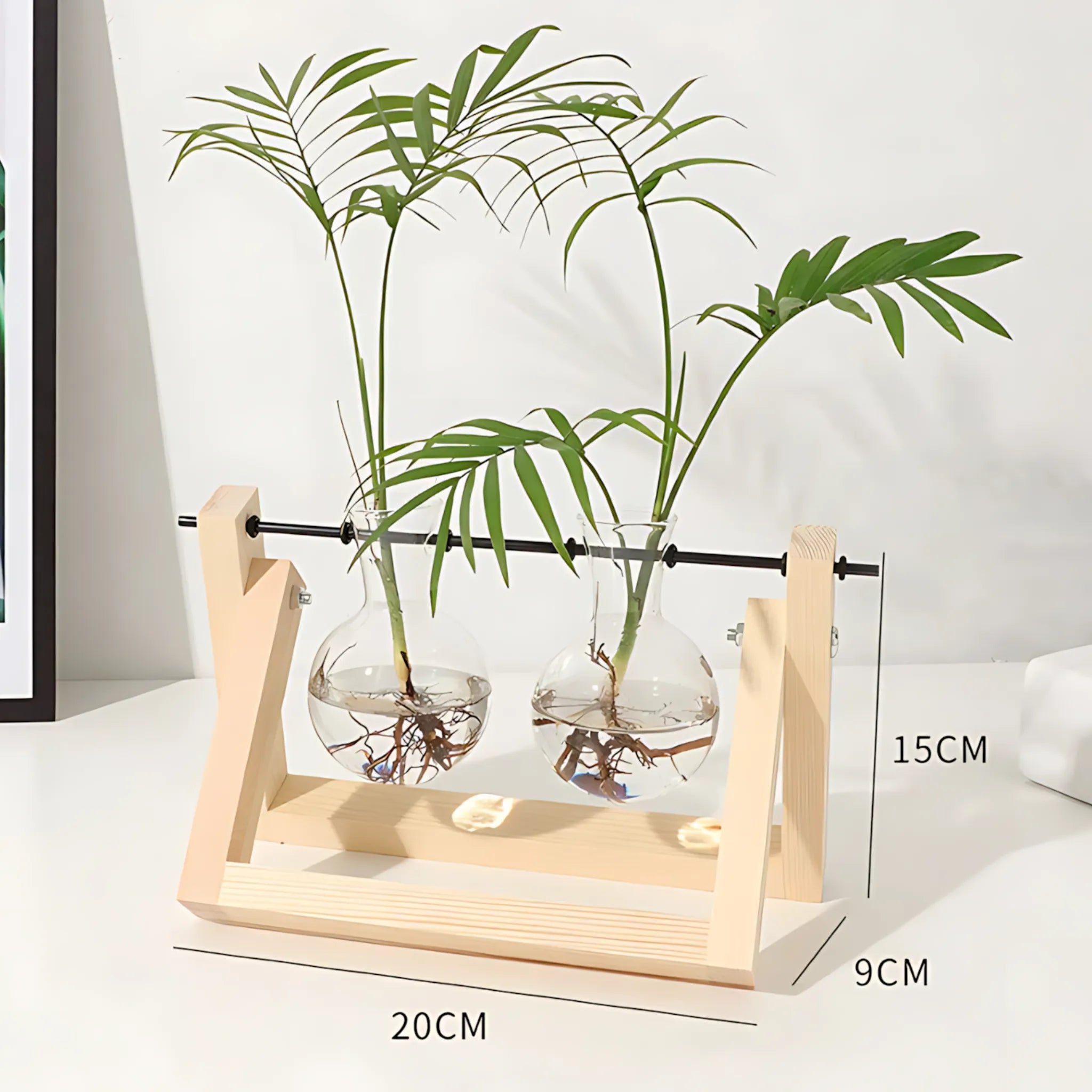 desktop hydroponic vase