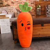 Carrot-shaped pillow