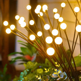 Solar firefly garden lights