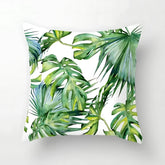 botanical print pillow cover