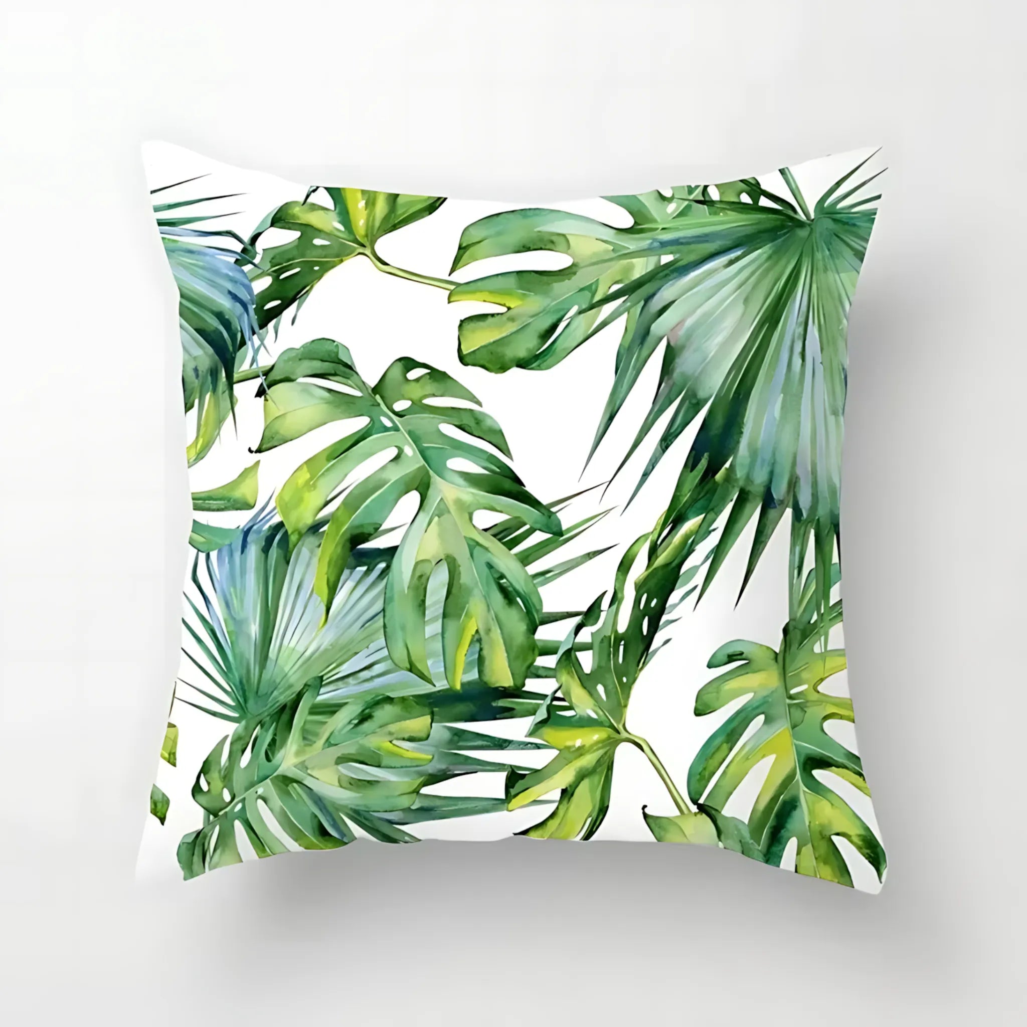 botanical print pillow cover