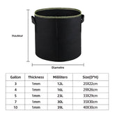 breathable plant grow containers