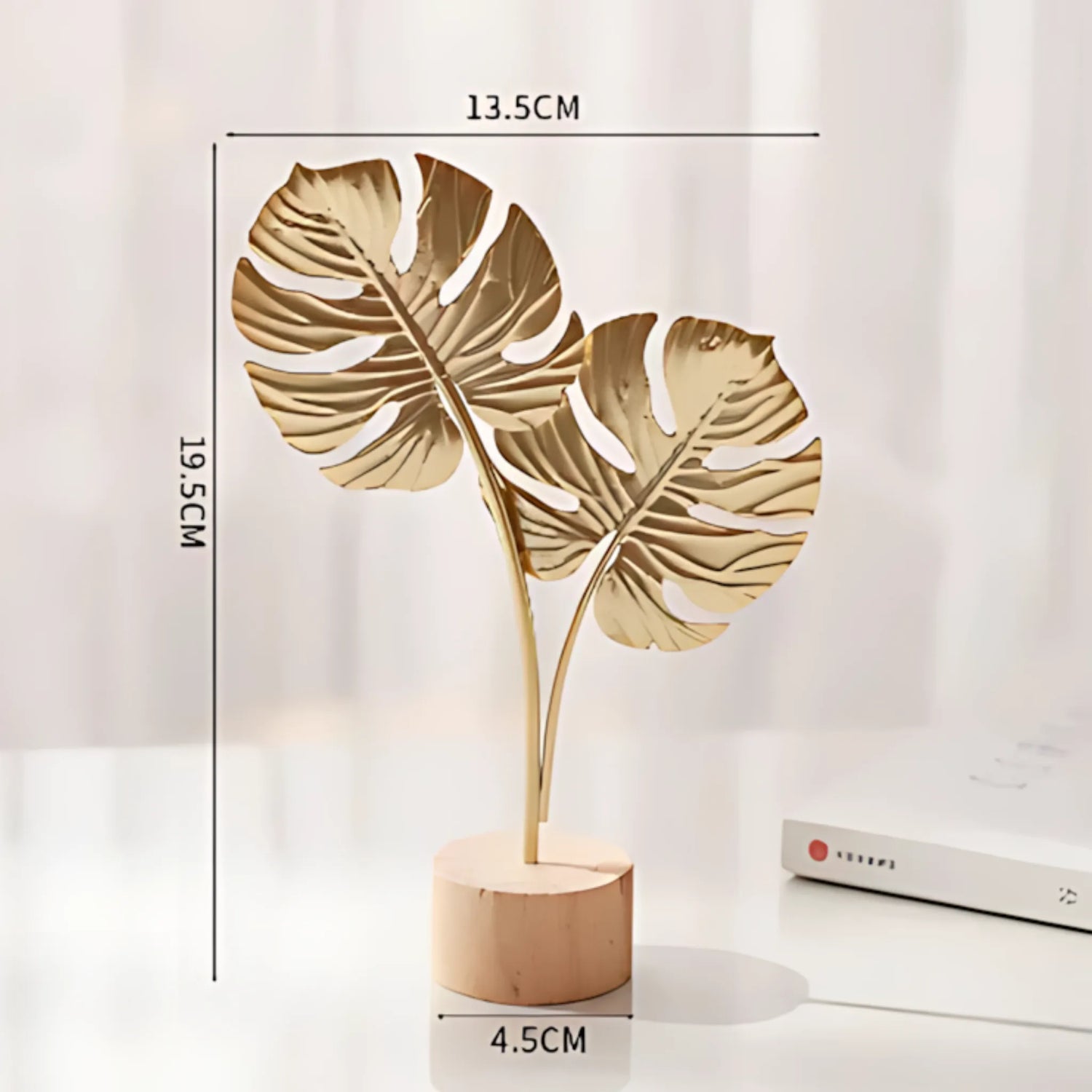 Ginkgo leaf metal art