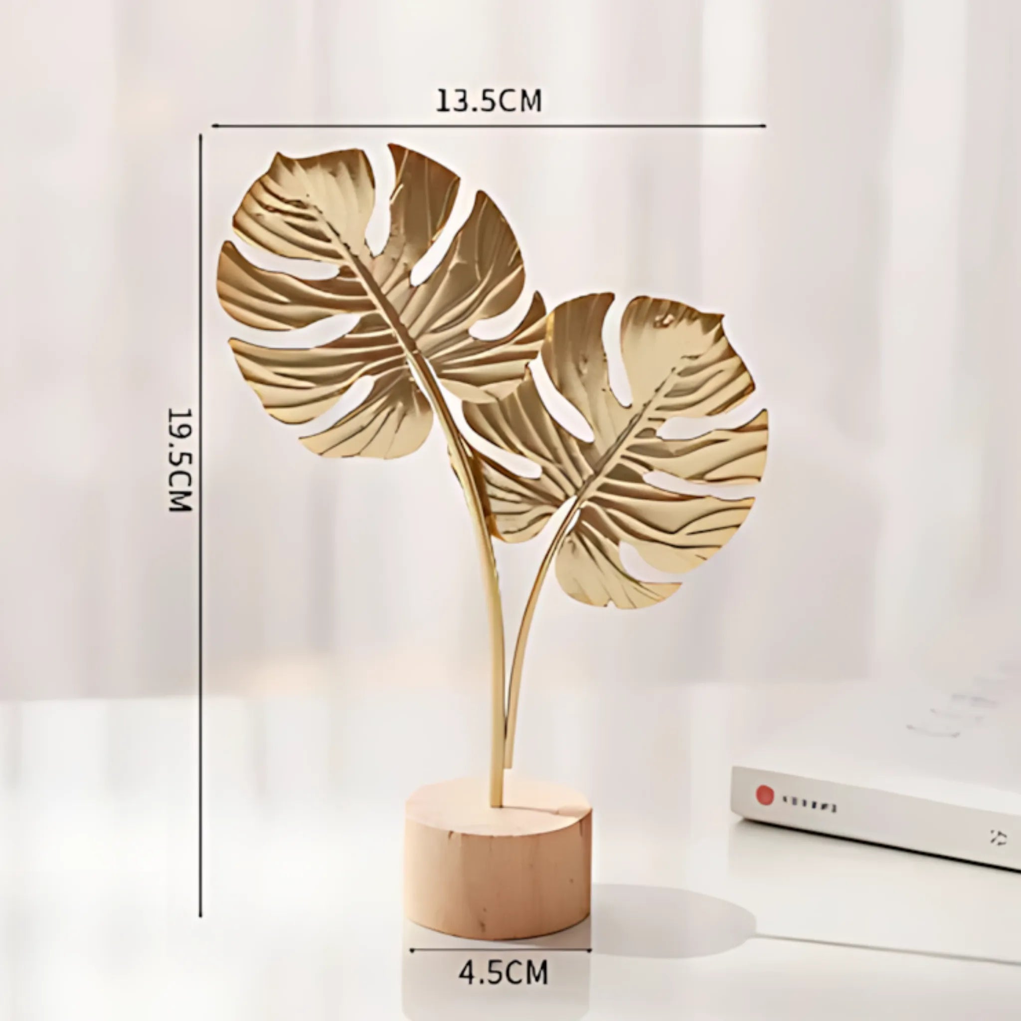 Ginkgo leaf metal art