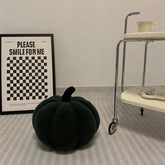 Velvet pumpkin decor pillow