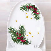 Removable toilet sticker