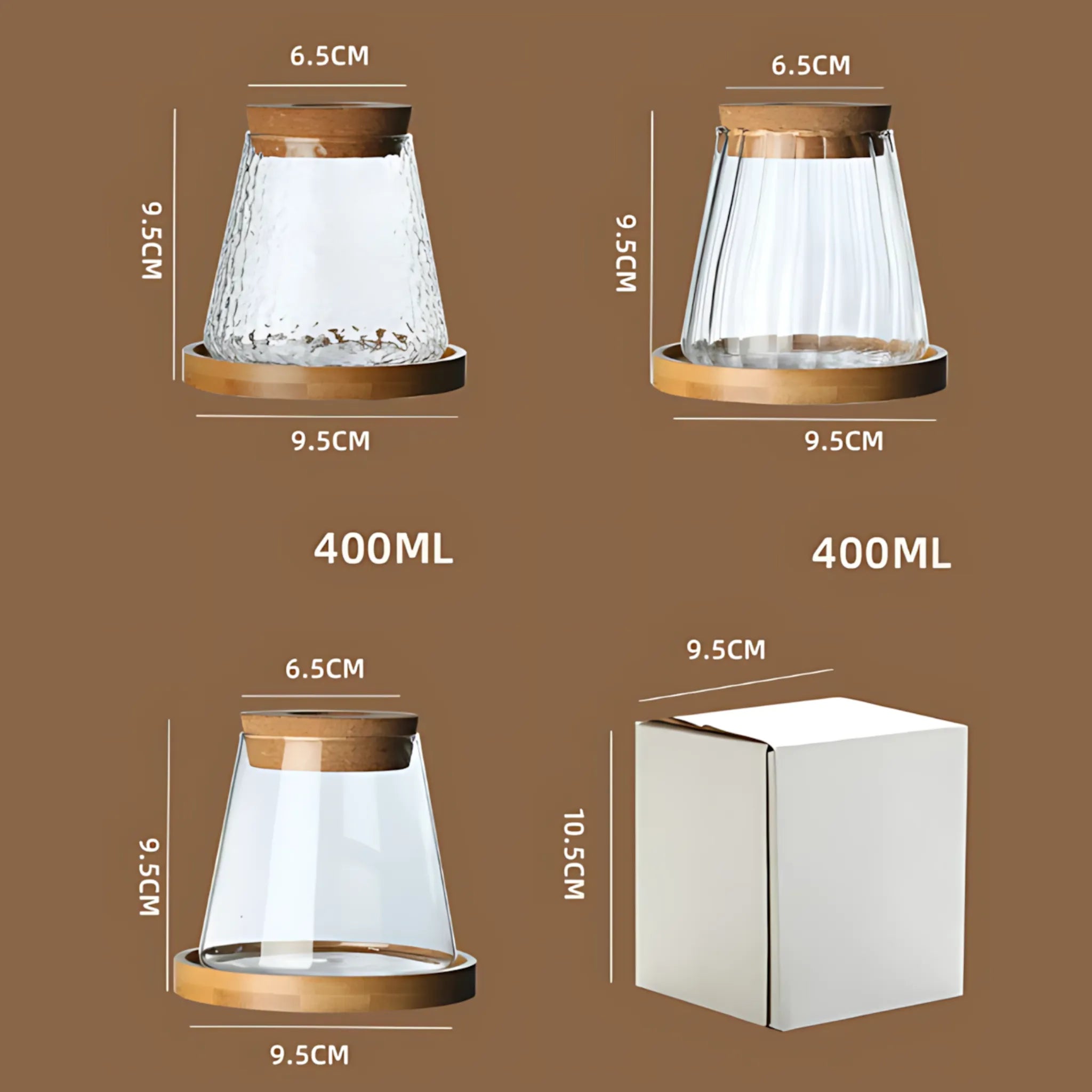 Minimalist glass vase