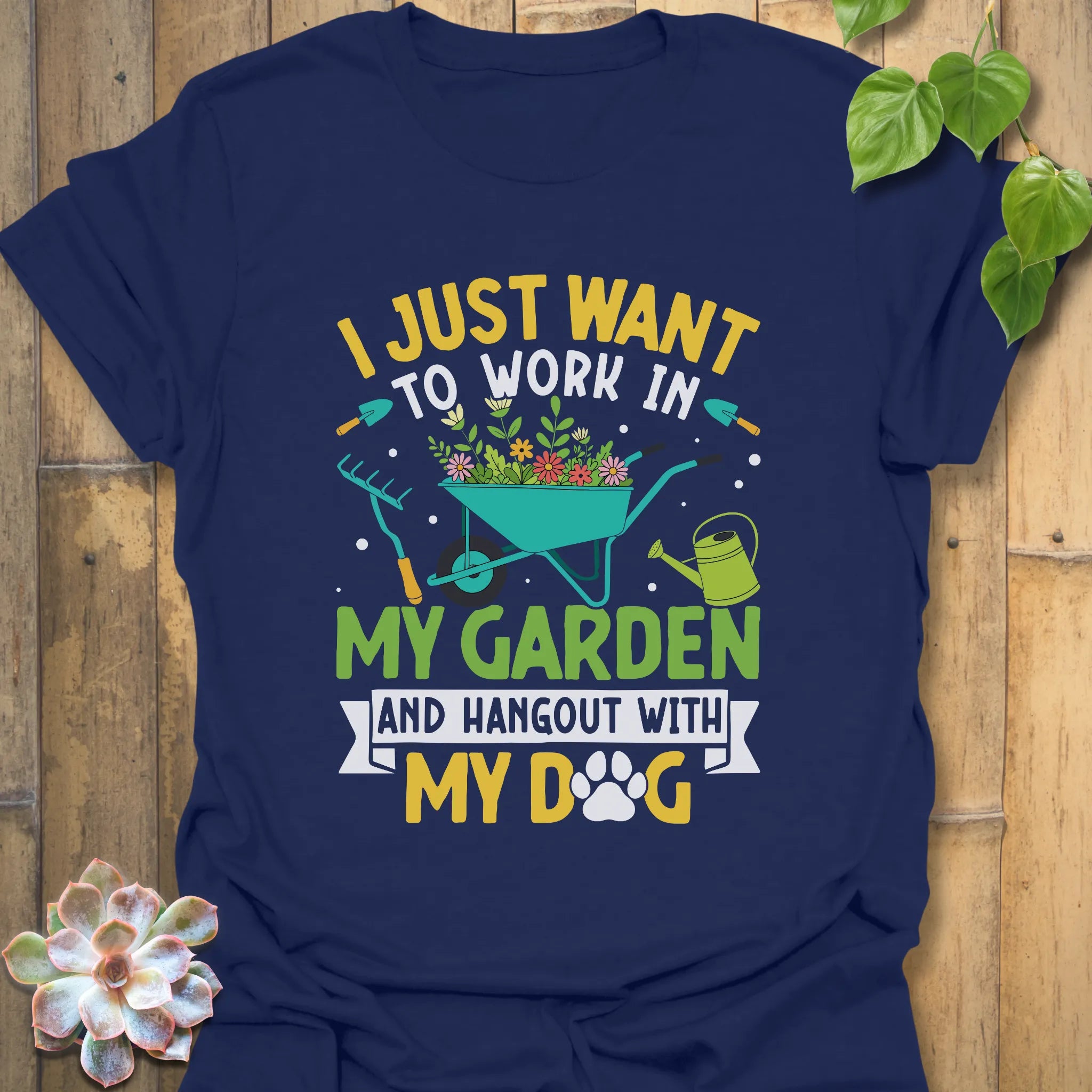 Plant and Dog Shirt
