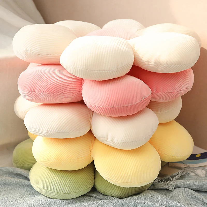 Plush decorative pillows