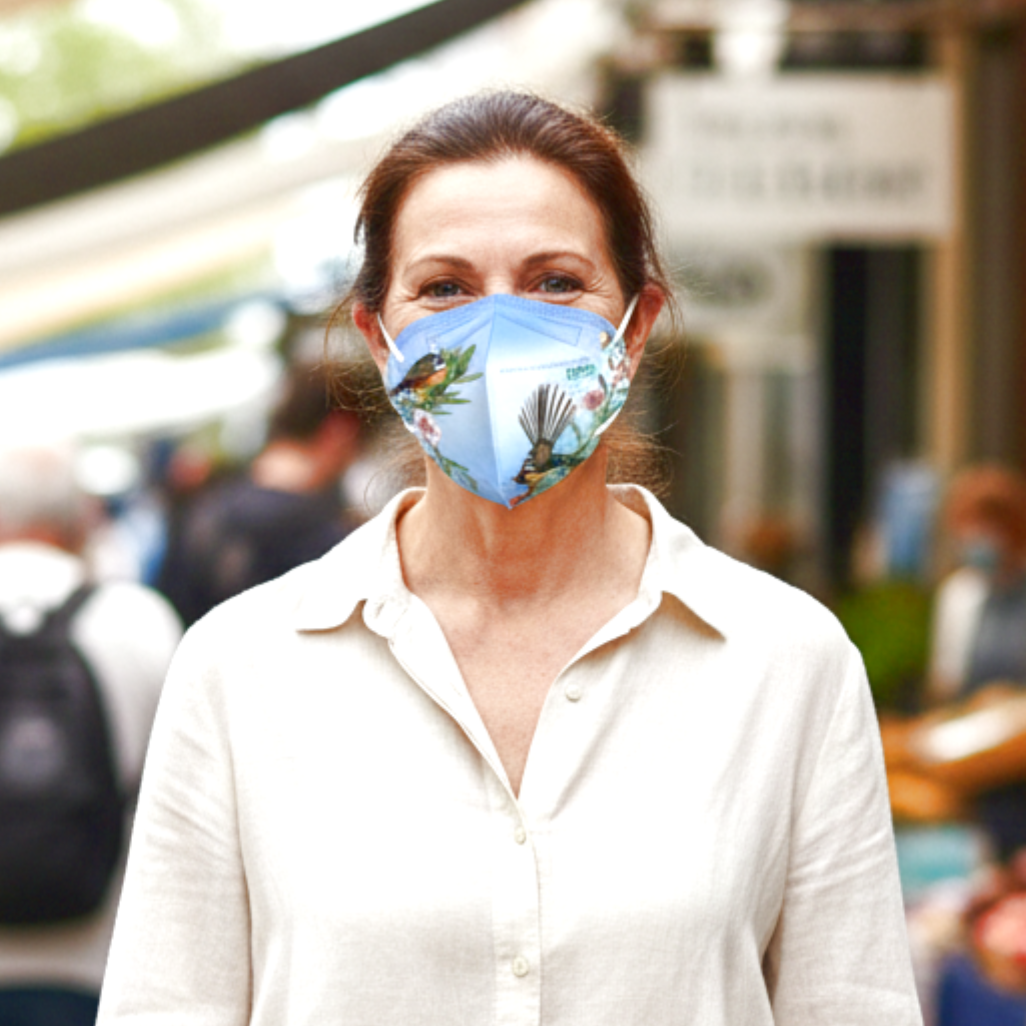 KN95 Disposable Protective Face Masks – Fantail Design (10-Pack)