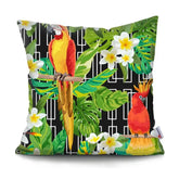 parrot pillow cover 